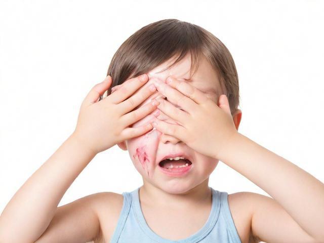 孩子摔伤或擦伤后不要用酒精擦，这样容易留疤！