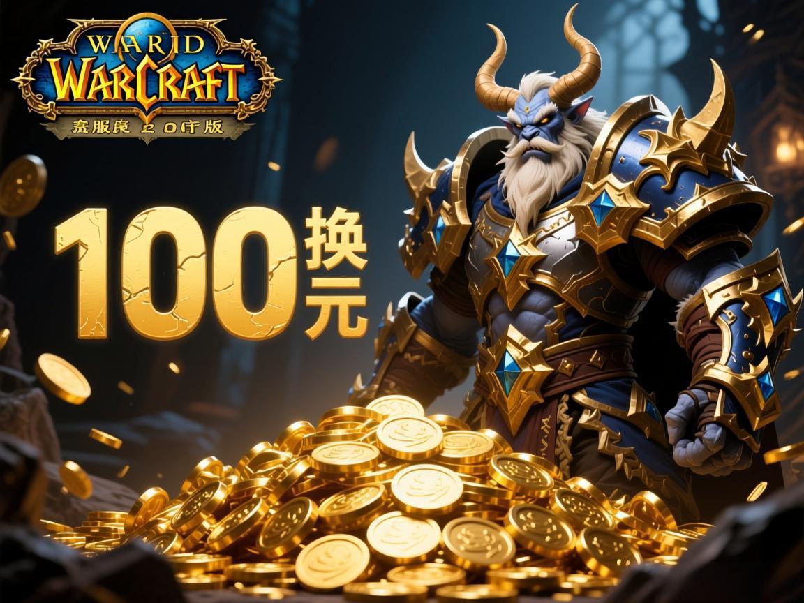 魔兽世界亚服怀旧版 100元换2万金