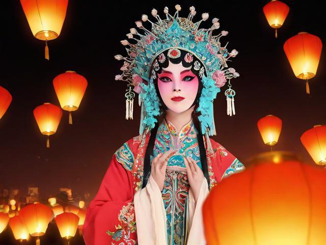 原神2.4版海灯节京剧同步