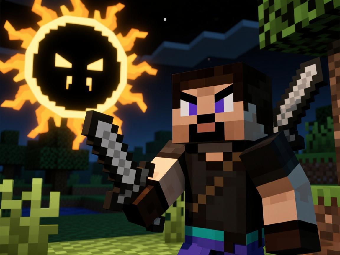 Minecraft恐怖：黑色太阳与黑暗捕手的秘密