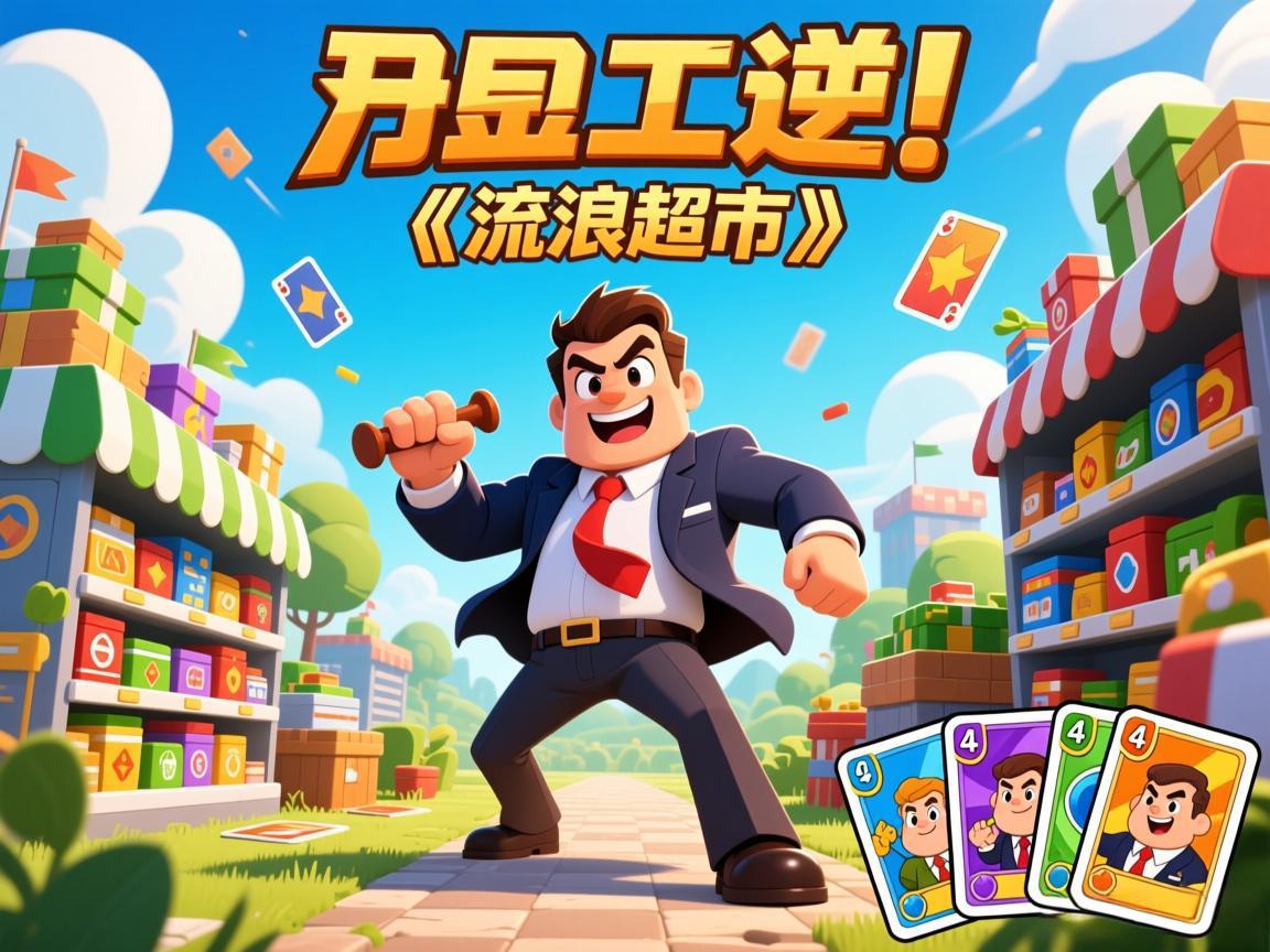 打工人逆袭CEO！《流浪超市》塔防卡牌上线