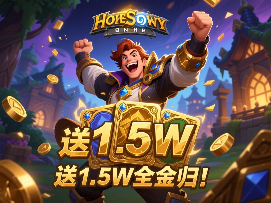 炉石回归送1.5W全金卡！玩家狂喜