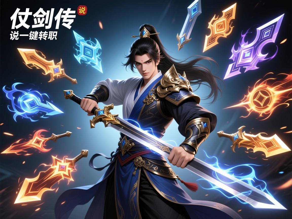 《仗剑传说》一键转职百种技能自由混搭