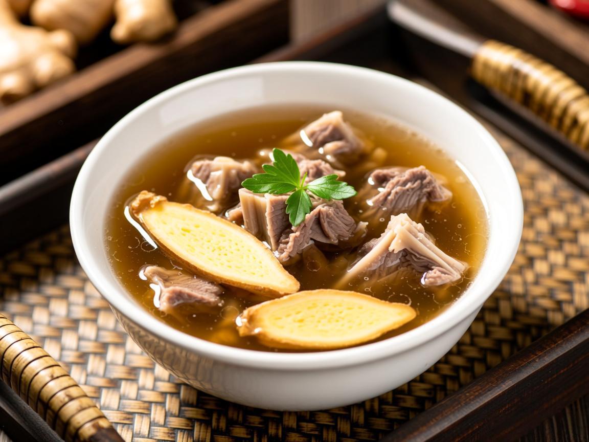 当归生姜羊肉汤：补血散寒暖身
