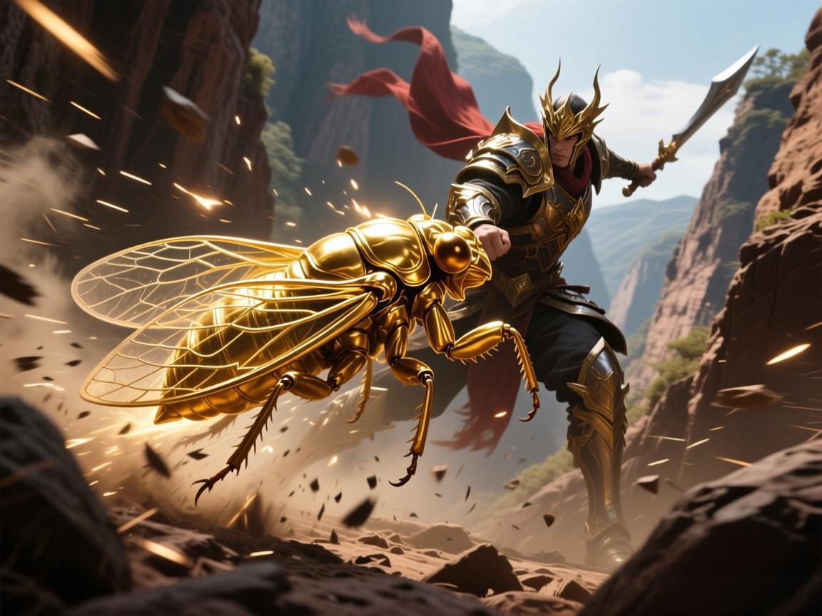 金蝉一技能横扫峡谷位移英雄遭重创