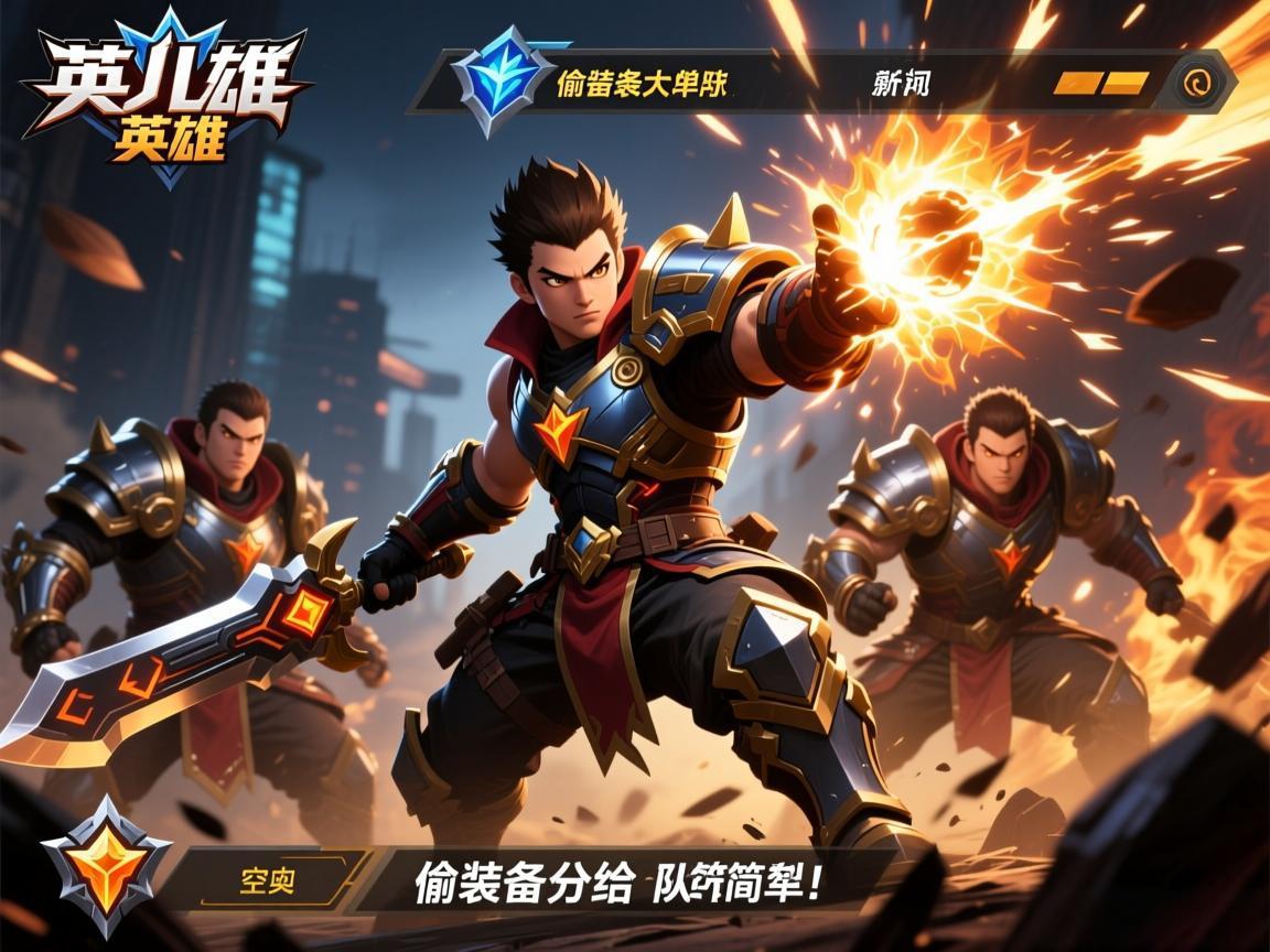 空空儿新英雄：偷装备分给队友技能简单太炸裂！