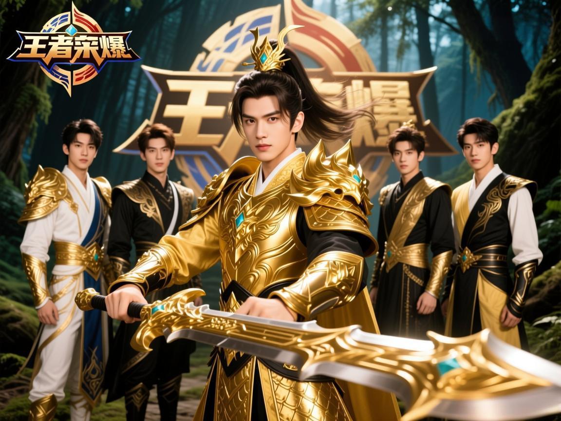 赵云探幽金装首曝 王者男团关联引热议