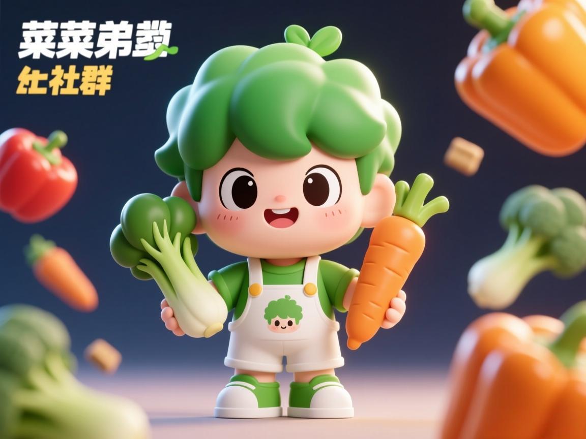 今日菜弟角色模型上线社群