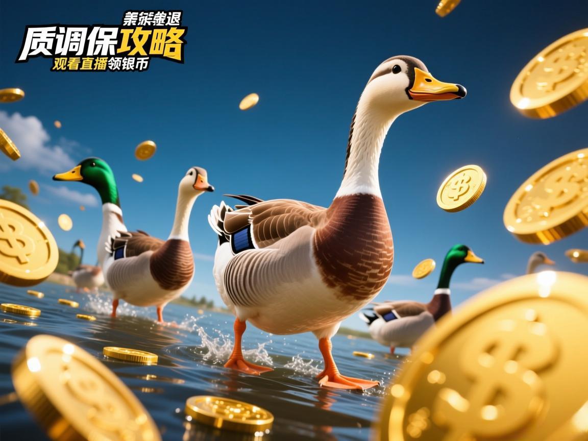 鹅鸭杀退质调保攻略：观看直播领银币
