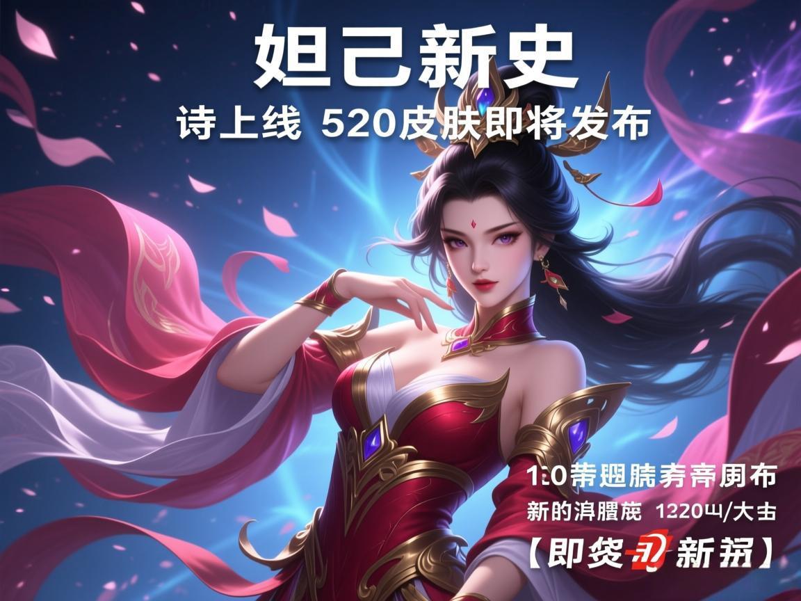 "妲己新史诗上线 520皮肤即将发布"