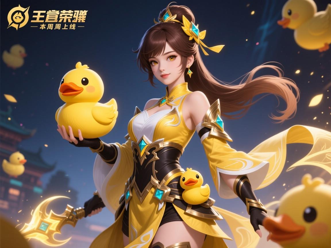 沈梦溪刘禅小黄鸭联动战令皮肤本周上线