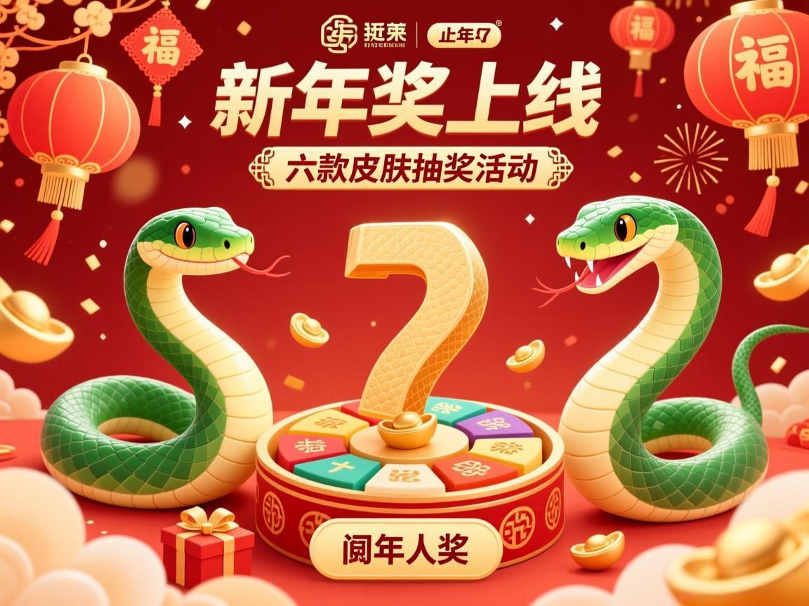 蛇年春节版上线 六款皮肤抽奖活动