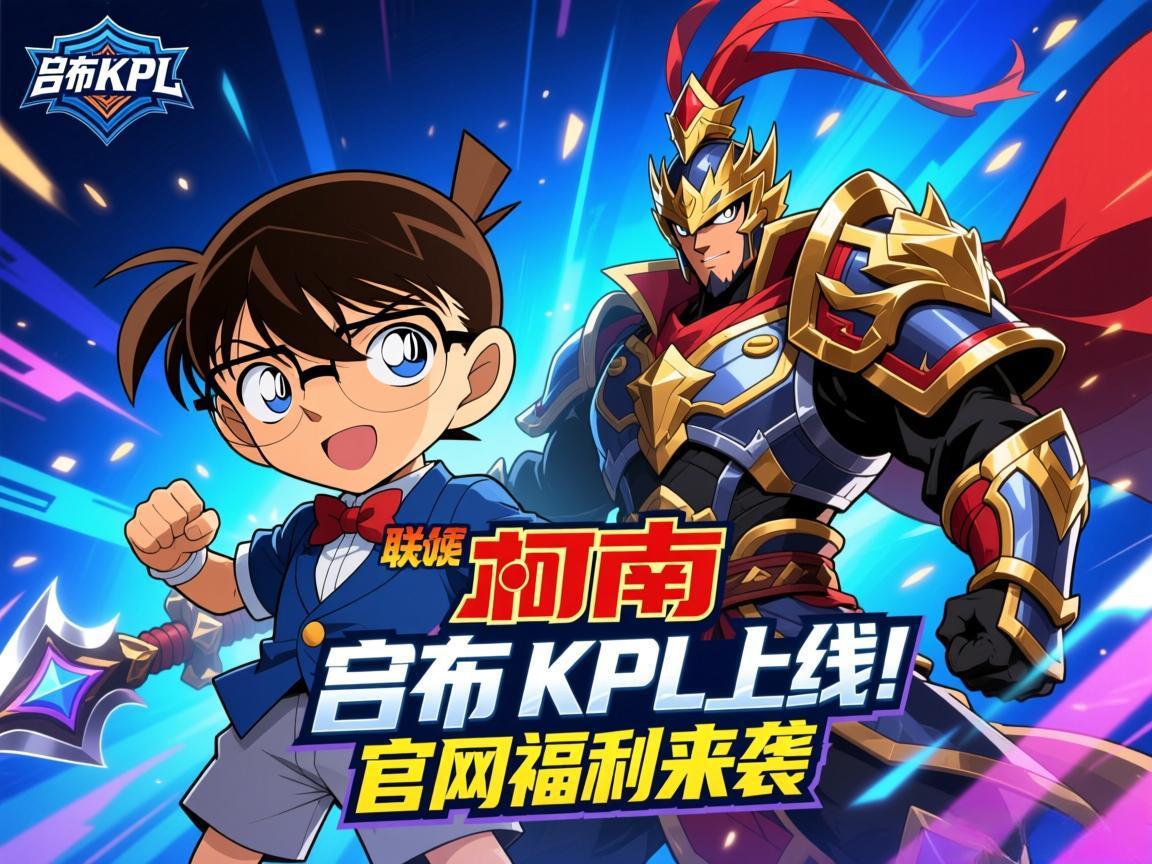 柯南联动&吕布KPL上线！官网福利来袭