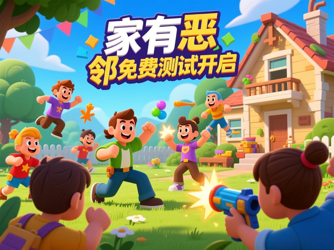 《家有恶邻》免费测试开启 多人欢乐对战