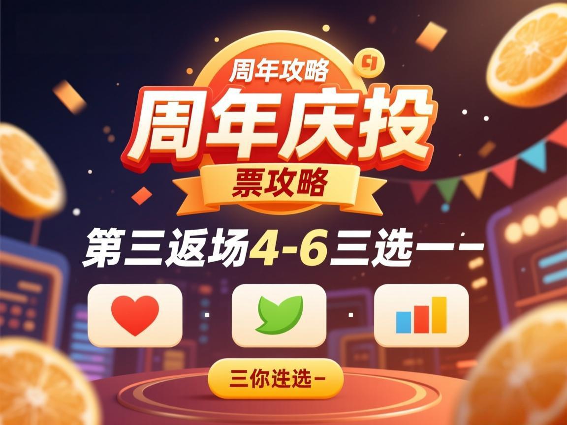 周年庆投票攻略：前三返场4-6三选一