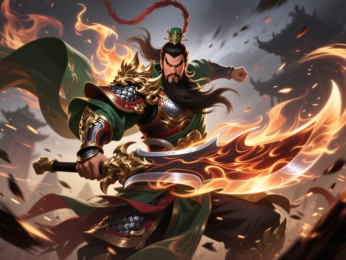 关羽赤影疾风典藏皮肤震撼上线