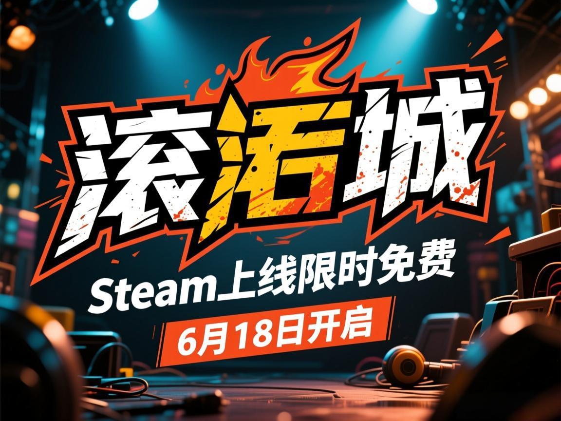 《滚石城》Steam上线限时免费 6月18日开启