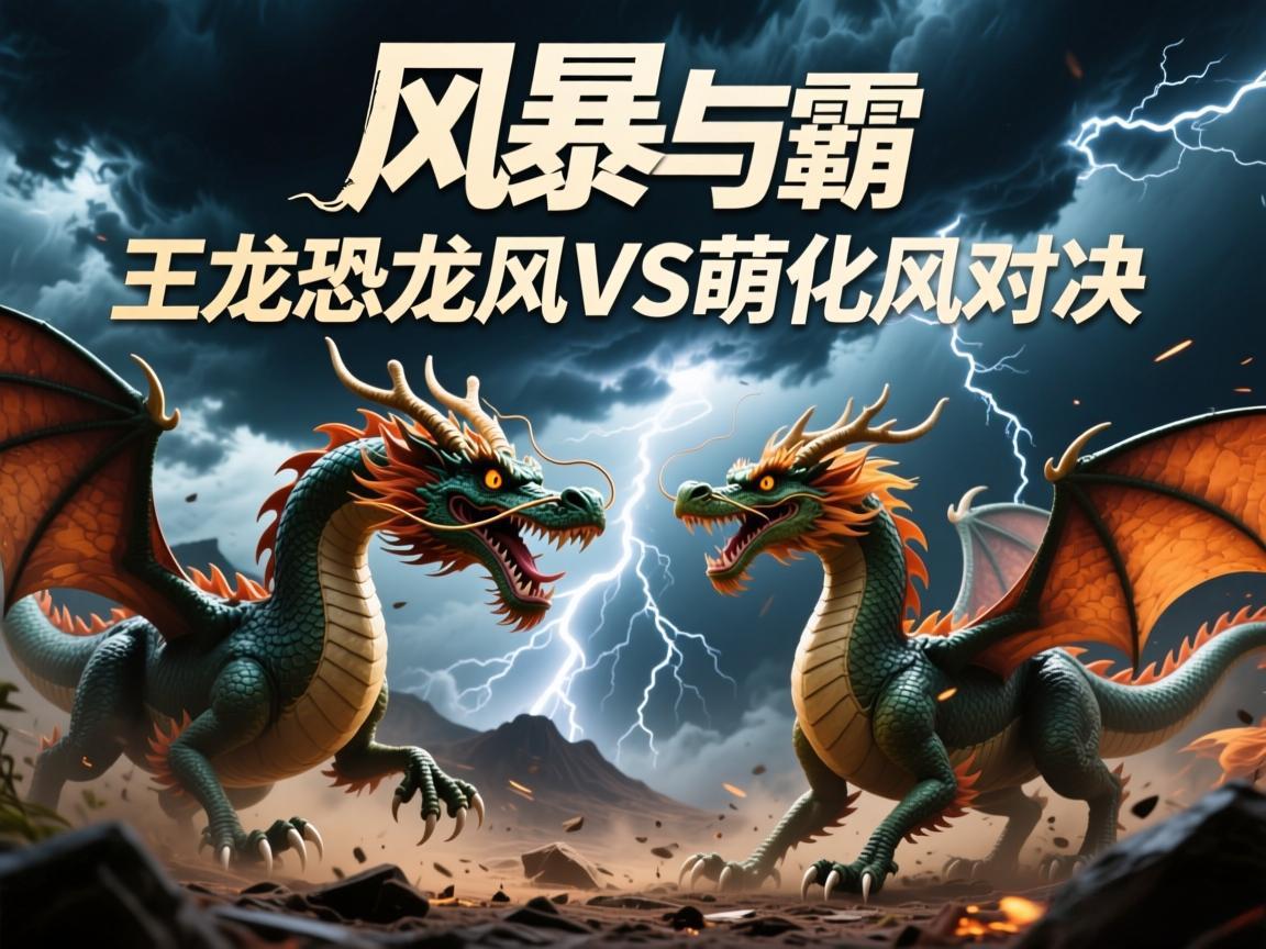 "风暴与霸王龙：恐龙风VS萌化风对决"