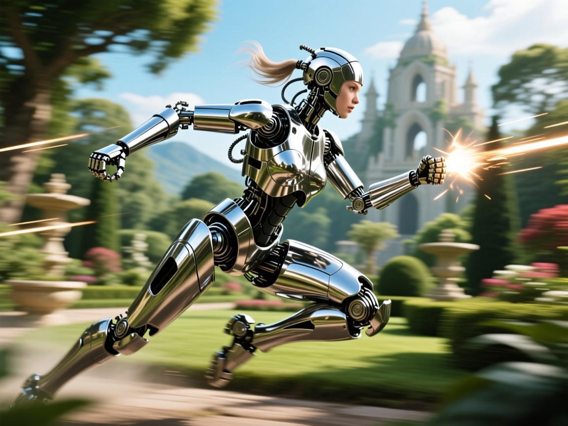 金属伊甸园：合金女机器人高速战斗