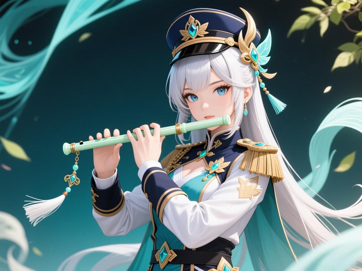 露娜士官与李白笛箫尾饰神似