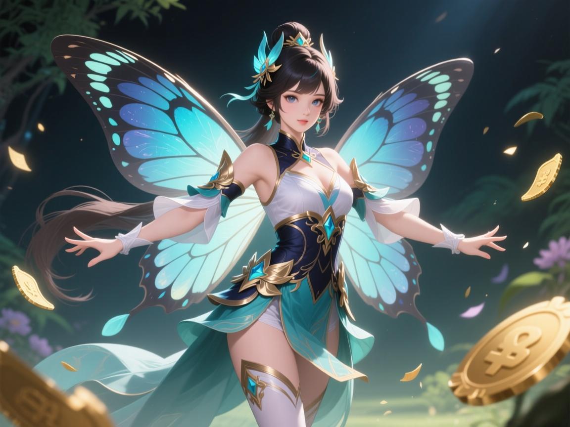 阿珂化蝶舞皮肤60点券玩家设计高性价比