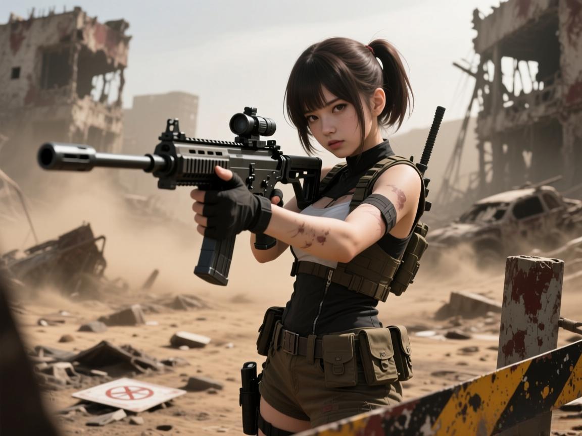 尘白禁区：美少女射击后末日剧情新作