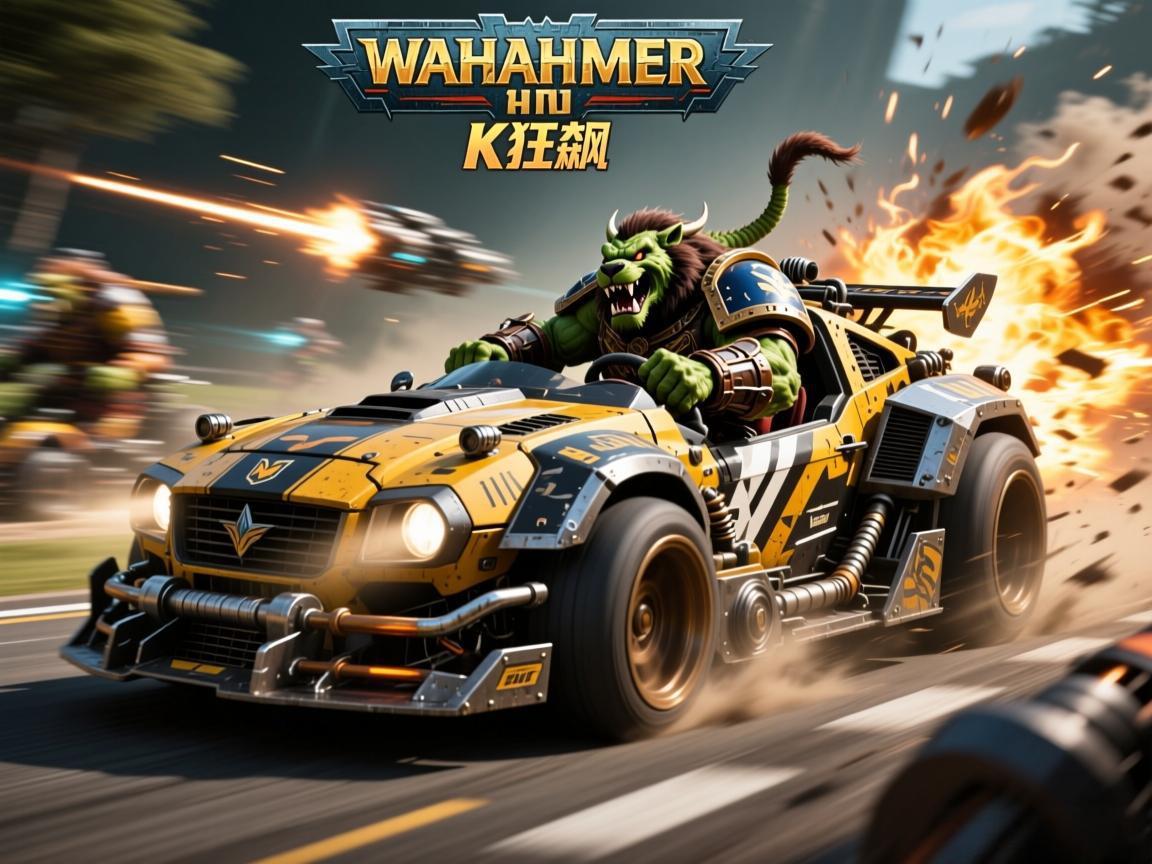 《战锤40K狂飙：兽人爆改载具竞速对战》