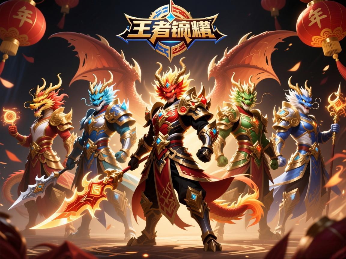 王者龙年限定五款皮肤曝光