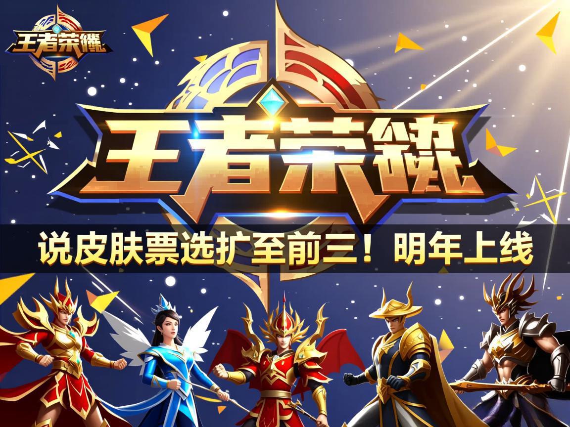 《王者传说皮肤票选扩至前三！明年上线》