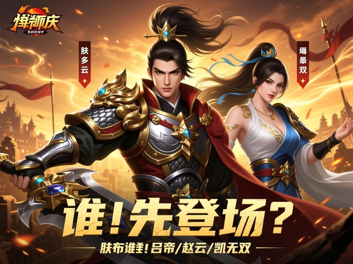 下周新皮肤谁先登场？吕布/赵云/凯无双！
