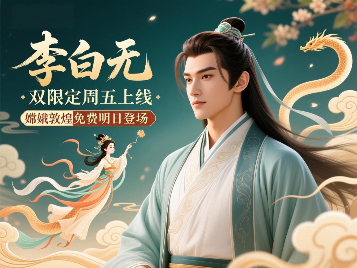 《李白无双限定周五上线 嫦娥敦煌免费明日登场》