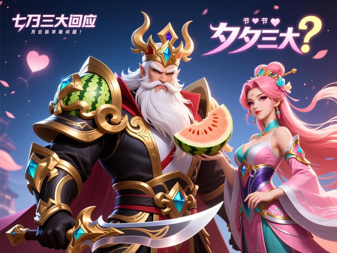 瓜王回应七夕三大皮肤疑问