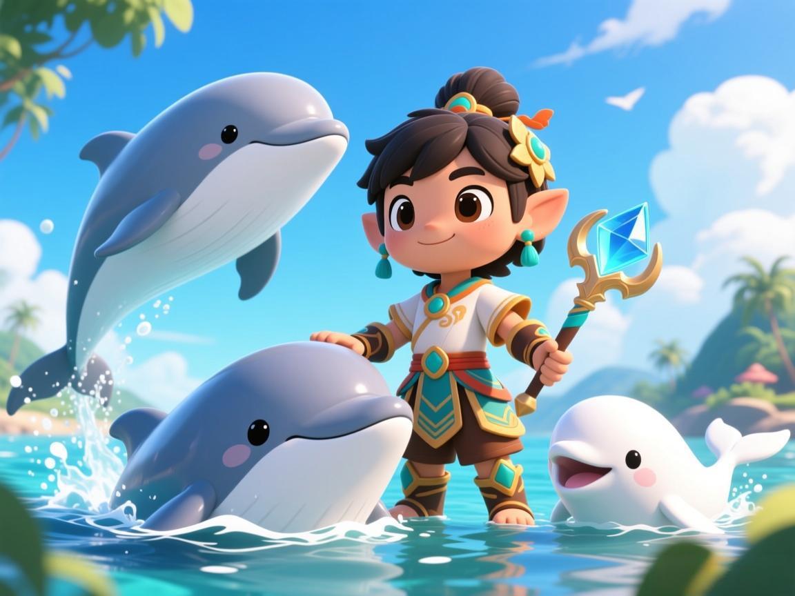 阿古朵8周年限定皮肤守护江豚与白鲸豚