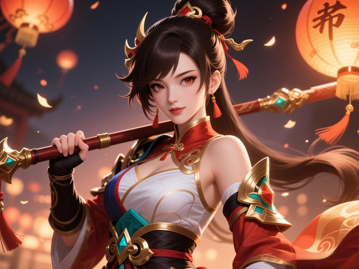 孙尚香新皮肤对比国际版：光棍节限定价