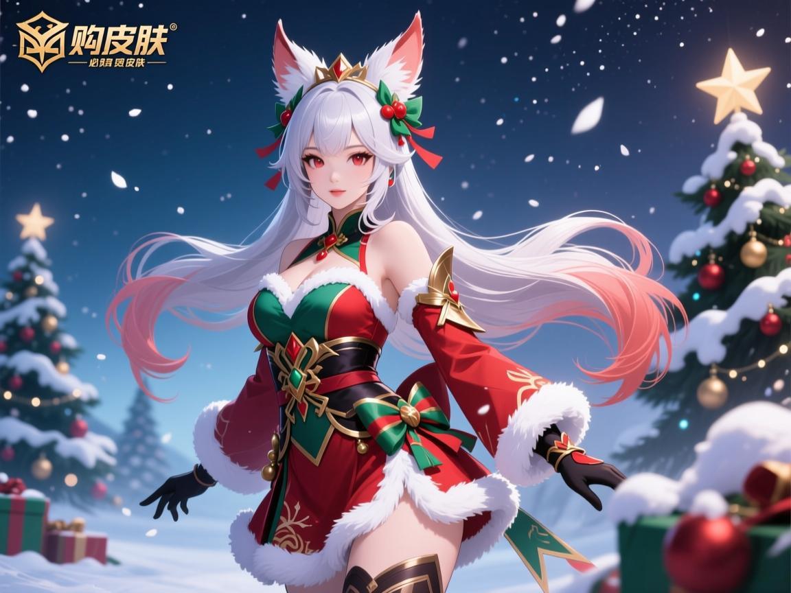 明日国服0元购必得蔡文姬圣诞皮肤