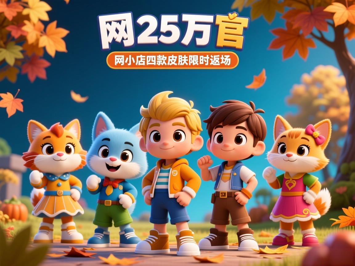 9月25日官网小店四款皮肤限时返场