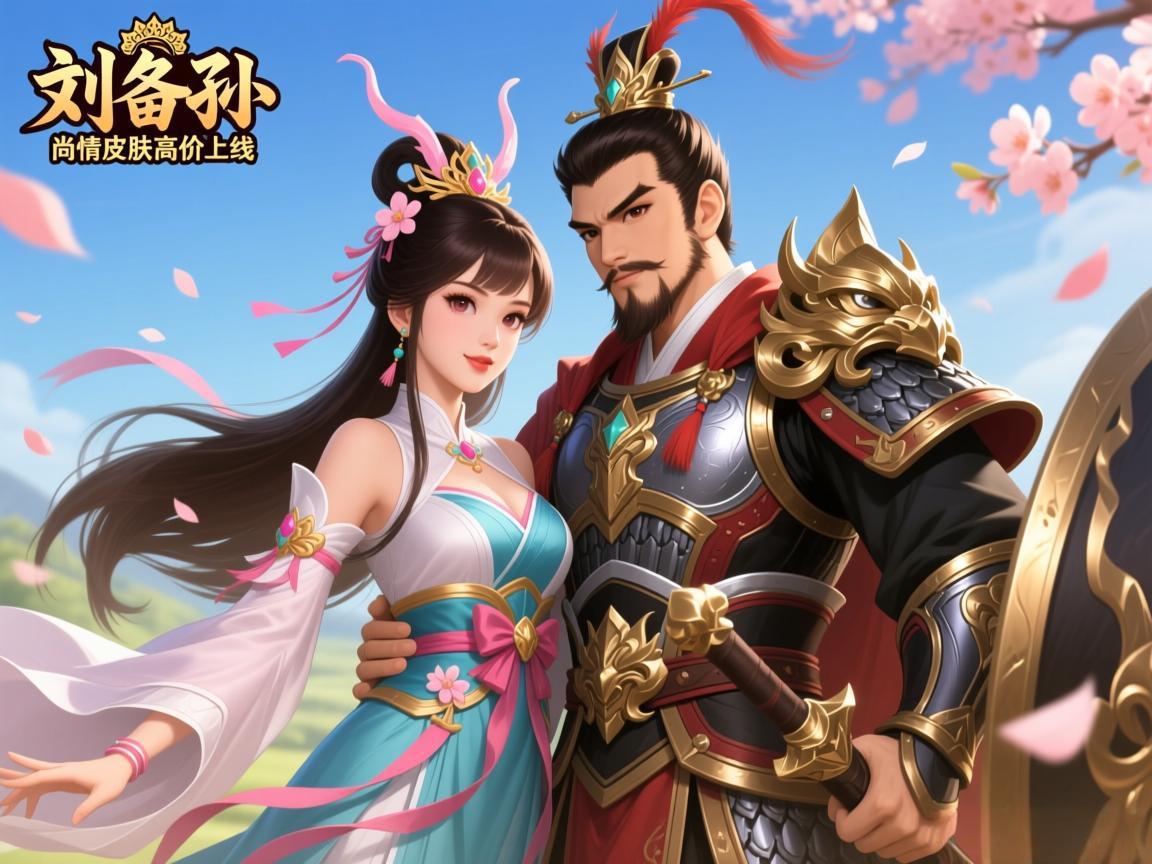《刘备孙尚香情侣皮肤高价上线》
