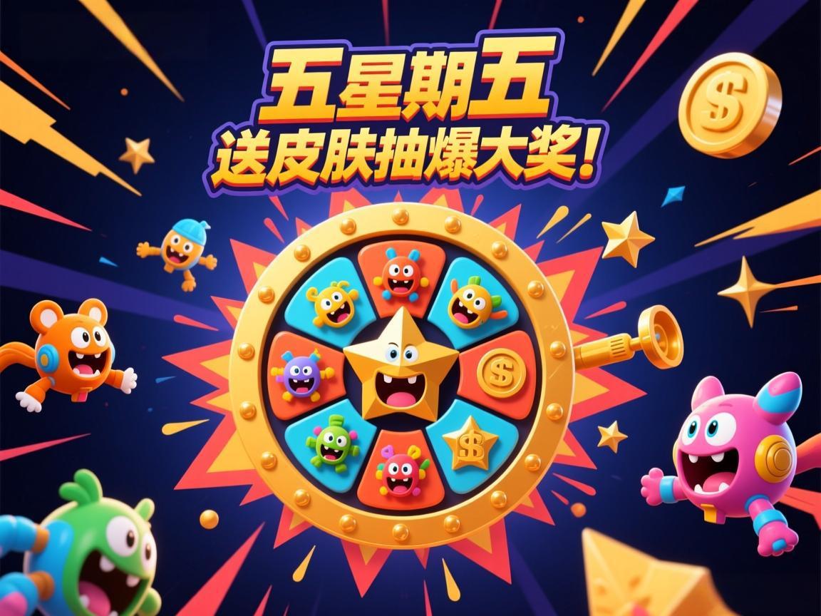 疯狂星期五每周送皮肤抽爆大奖！