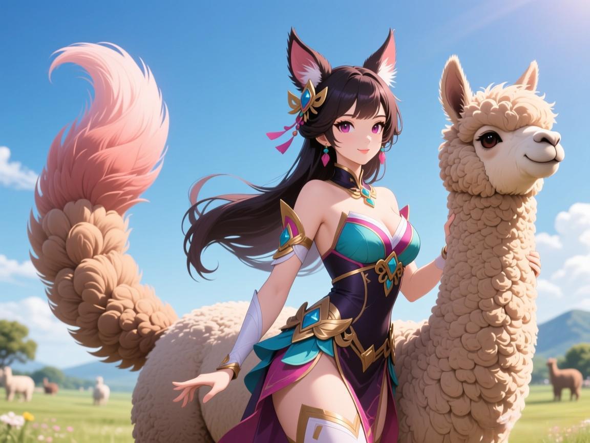 妲己皮肤羊驼尾巴像瘤子需优化