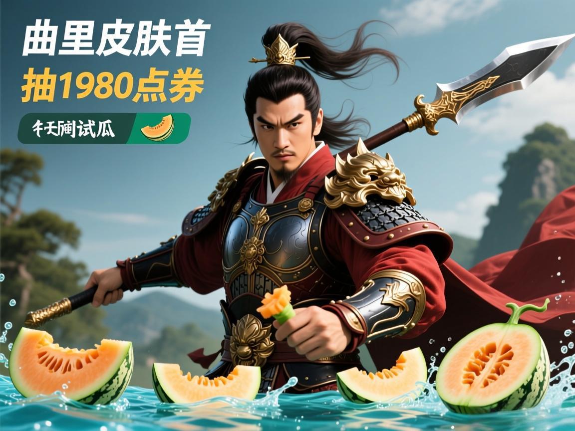 孙策十支曲里皮肤首抽1980点券瓜王试水