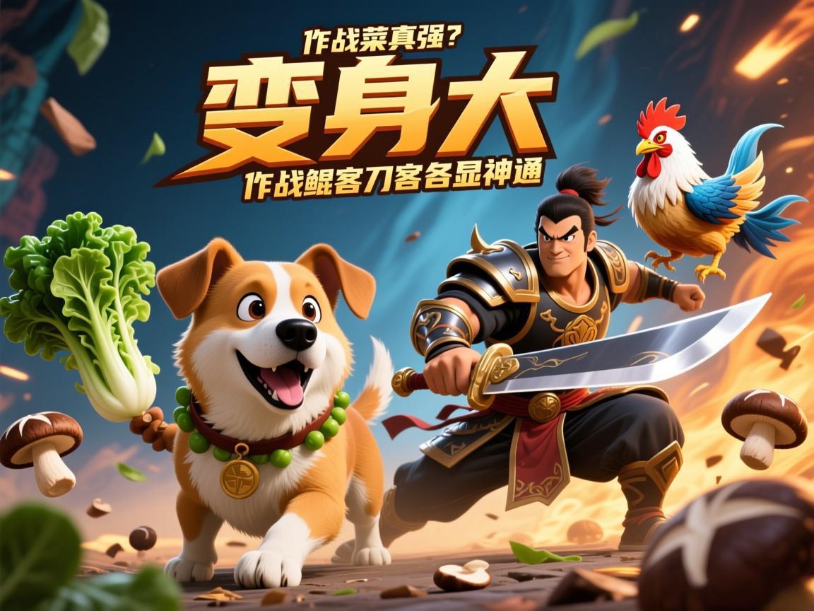 《变身大作战：菜狗真强？鸡鲲香菇刀客各显神通》