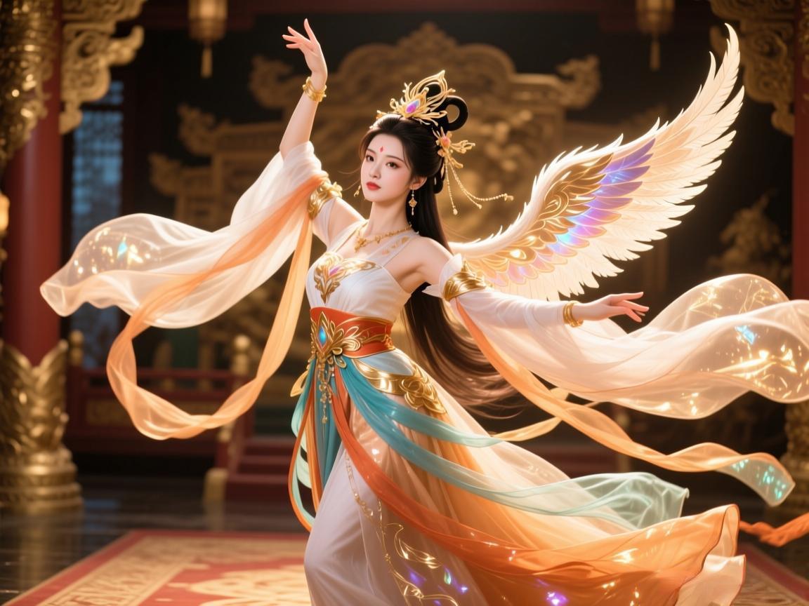 闪炫亚洲终章！甄姬与西施羽衣舞动