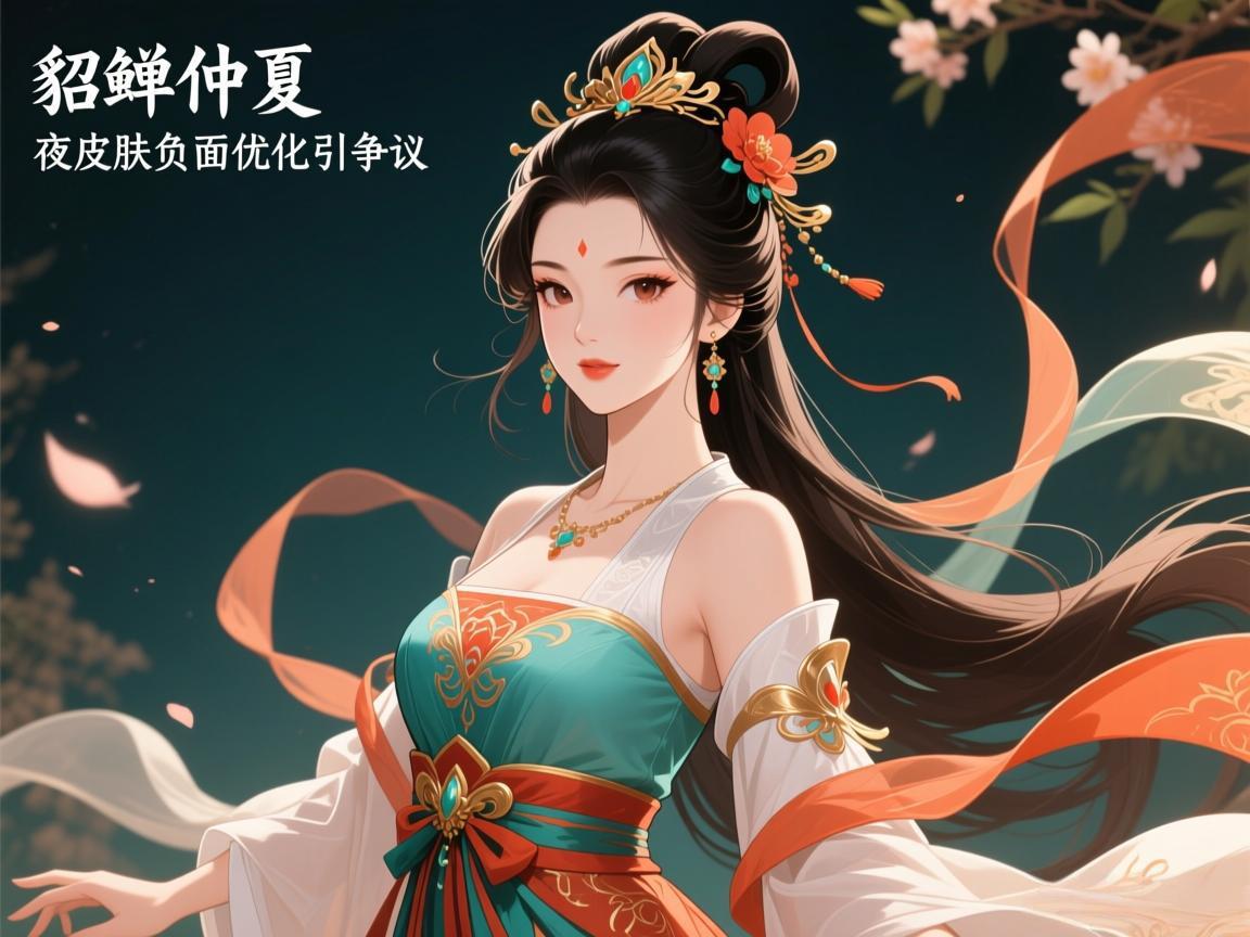 "貂蝉仲夏夜皮肤负面优化引争议"