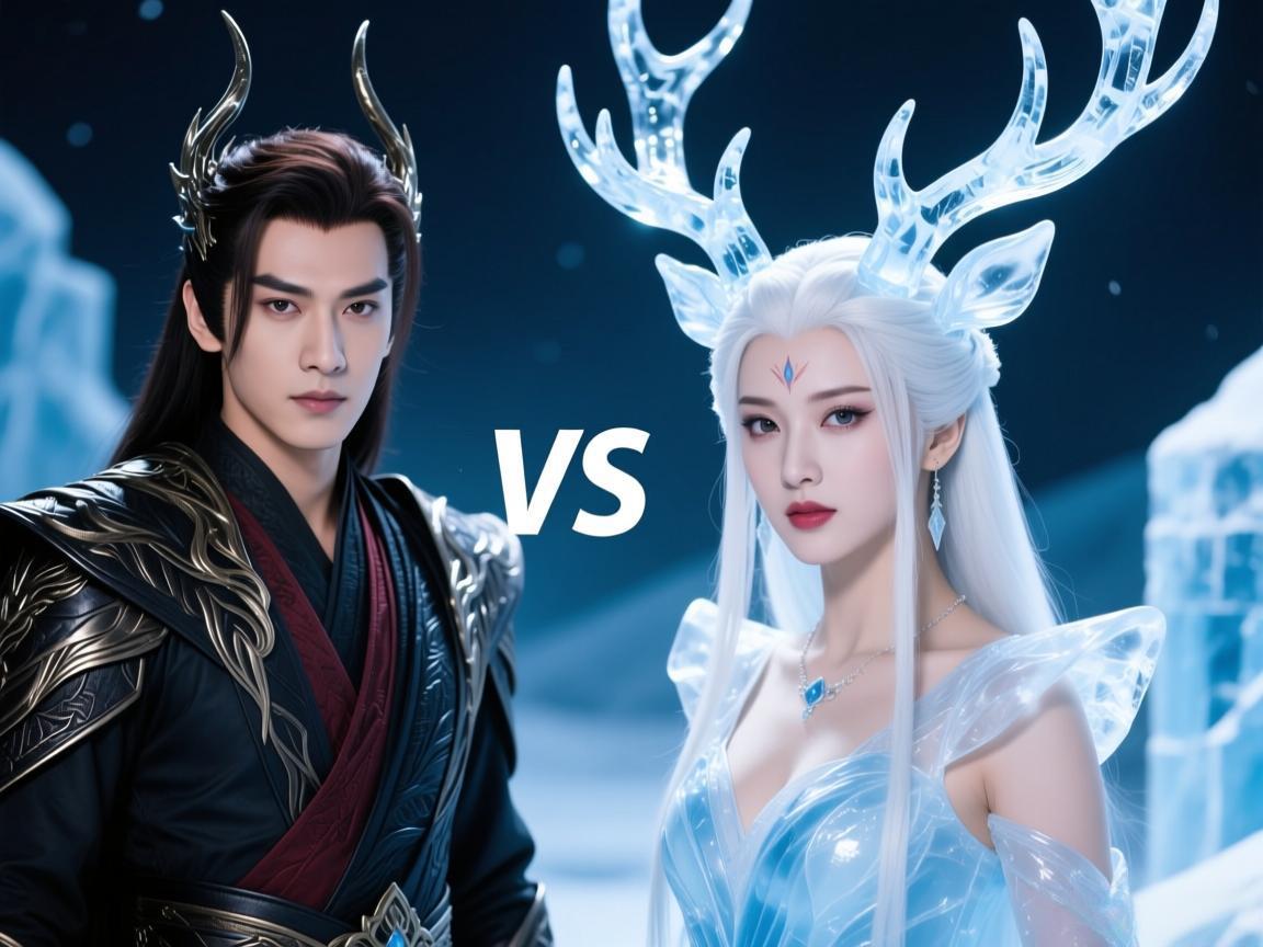 安琪拉库洛米法相 vs 瑶妹冰雕鹿角 皮肤曝光