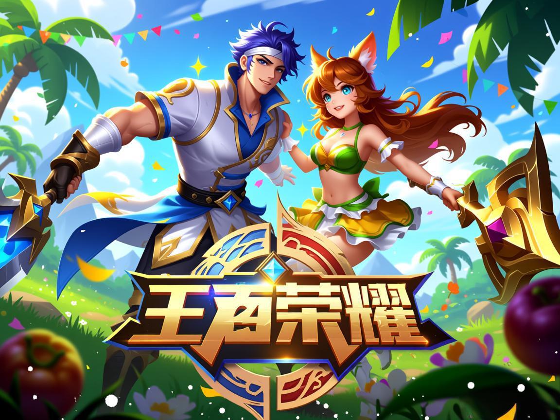 王者荣耀夏日之约最后一战海报无主题引猜测