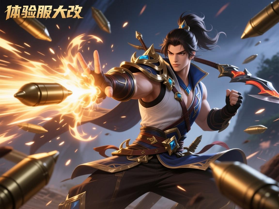 百里守约体验服大改！子弹减一 普攻增强