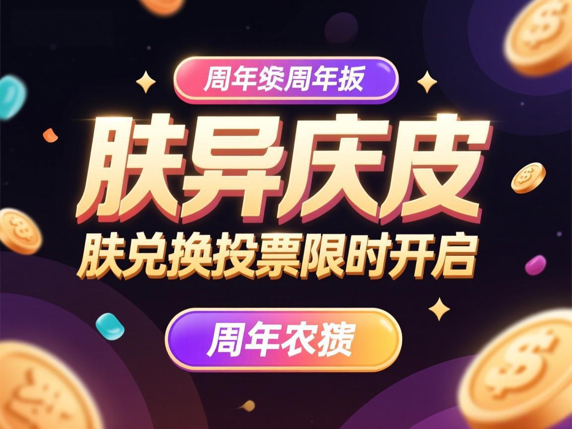 周年庆皮肤兑换投票限时开启