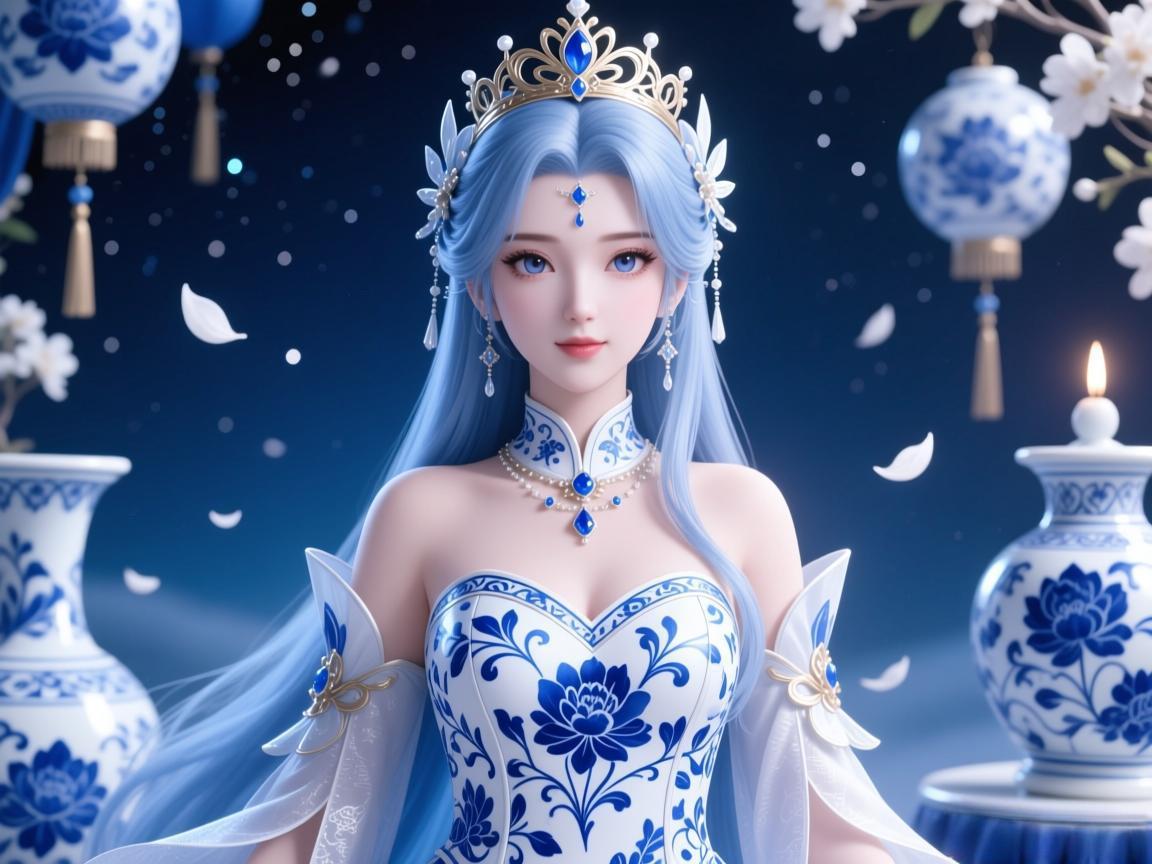 露娜青花瓷皮肤上线38女王节