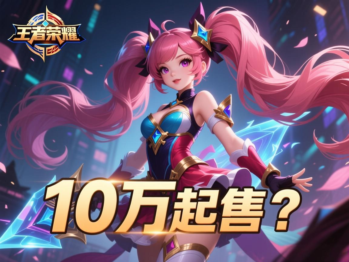 王者荣耀幺妹联名皮肤10万起售？