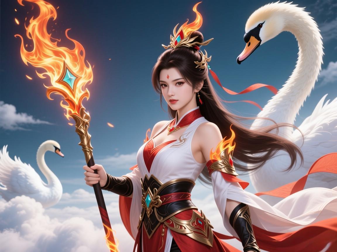 云中君6元皮间接带火小乔天鹅梦